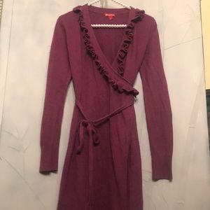 Merona size small wrap sweater dress